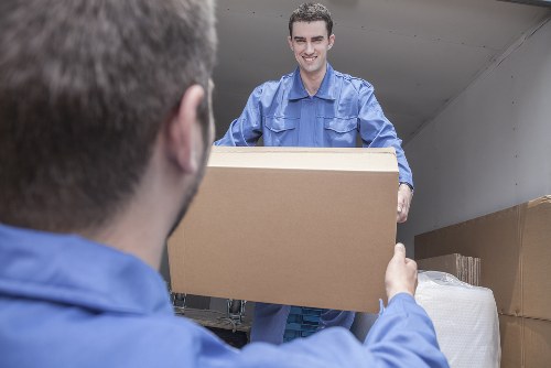 Removal team helping with a home move in Putney