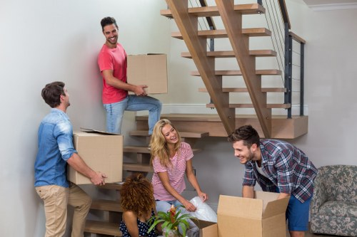 Local removals team planning a move in Putney near residential streets