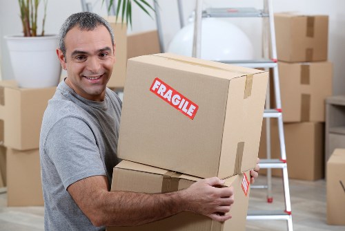 Movers helping with a residential move in Putney