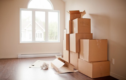 Furniture loading for a Putney man and van move