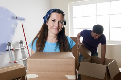 Loading furniture for a Putney flat move