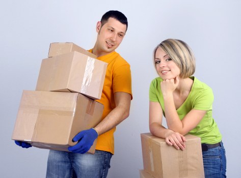 Local removals team loading boxes near Putney homes