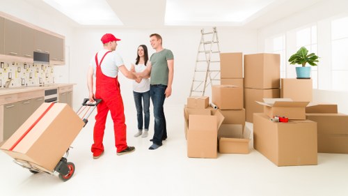 Packing and transport support for a Putney office relocation