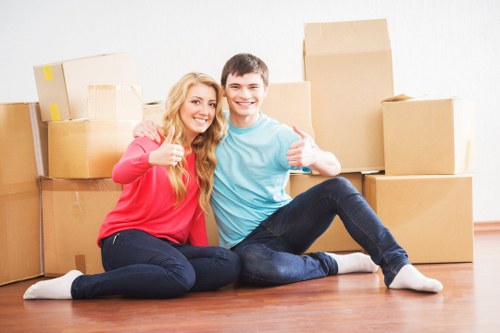 Checklist and moving supplies prepared for a Putney home relocation