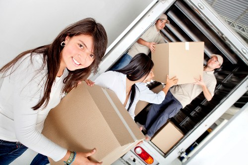 Local removals vehicle serving a Putney residential move